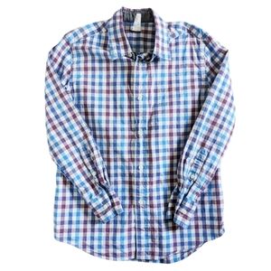 Crewcuts boys checkered button down collared shirt size 10